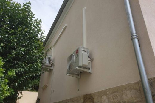 Changement de moteur pour climatisation gainable MITSUBISHI dans une maison à Nice