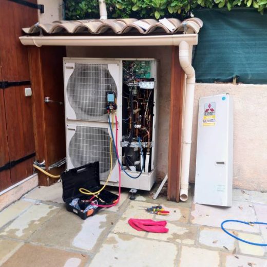 Installation de pompe à chaleur air/air et air/eau à Nice Ouest dans le Var